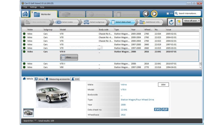 Aktualizacja systemu pomiarowego CAR-O-DATA PointX, 1 rok, przez Internet